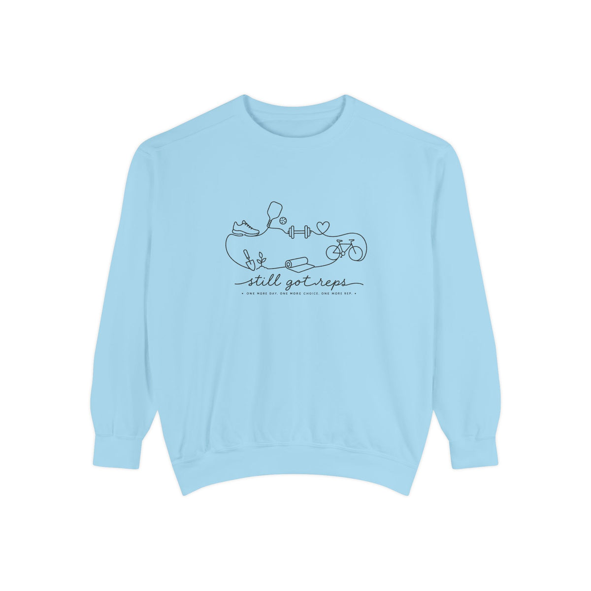Athletic Longevity Pullover | One More Day One More Choice One More Rep Graphic Sweatshirt | Active Aging Top