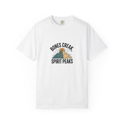 Bones Creak Spirit Peaks Mountain T-Shirt — Outdoor Adventure Graphic Tee