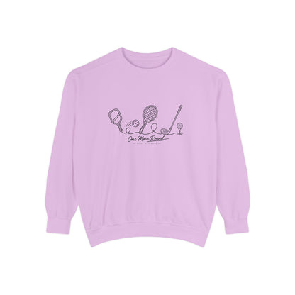 Athletic Longevity Pullover | One More Round Graphic Sweatshirt | Active Aging Top