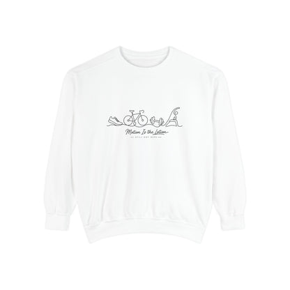 Lifestyle Wellness Pullover | Motion is the Lotion Graphic Sweatshirt | Daily Movement Top