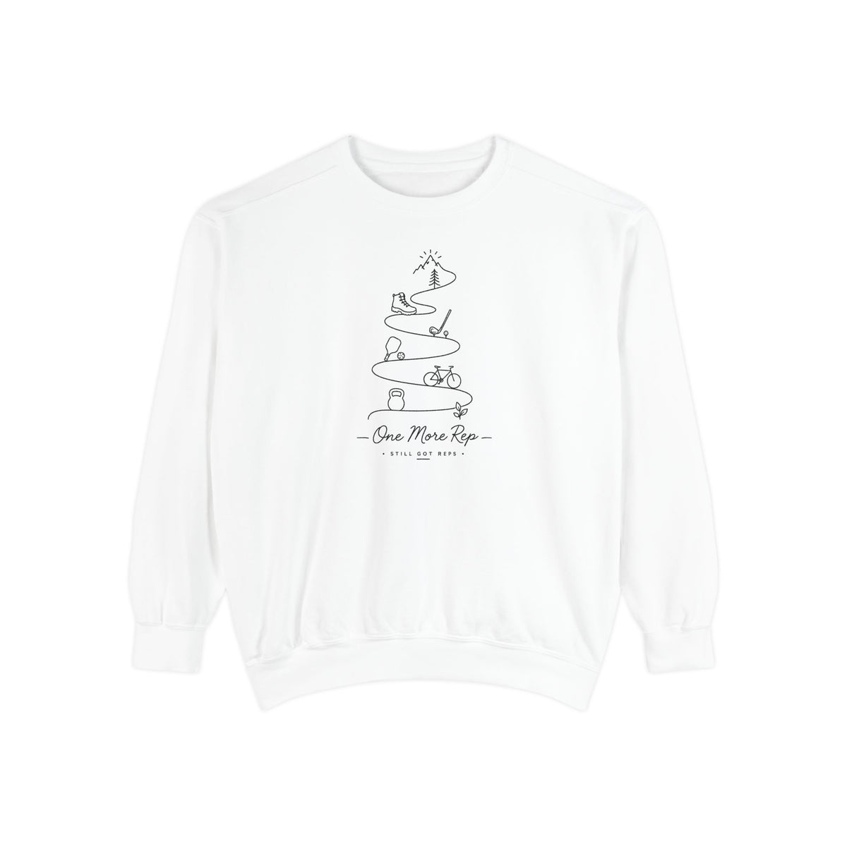 Athletic Longevity Pullover | One More Rep Graphic Sweatshirt | Active Aging Top
