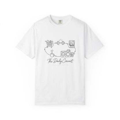 Daily Circuit Household Routine Line Art T-Shirt