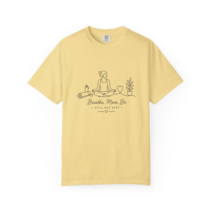 Adventure Series, Meditation Tee — "Breathe. Move. Be." Yoga & Mindfulness T‑Shirt