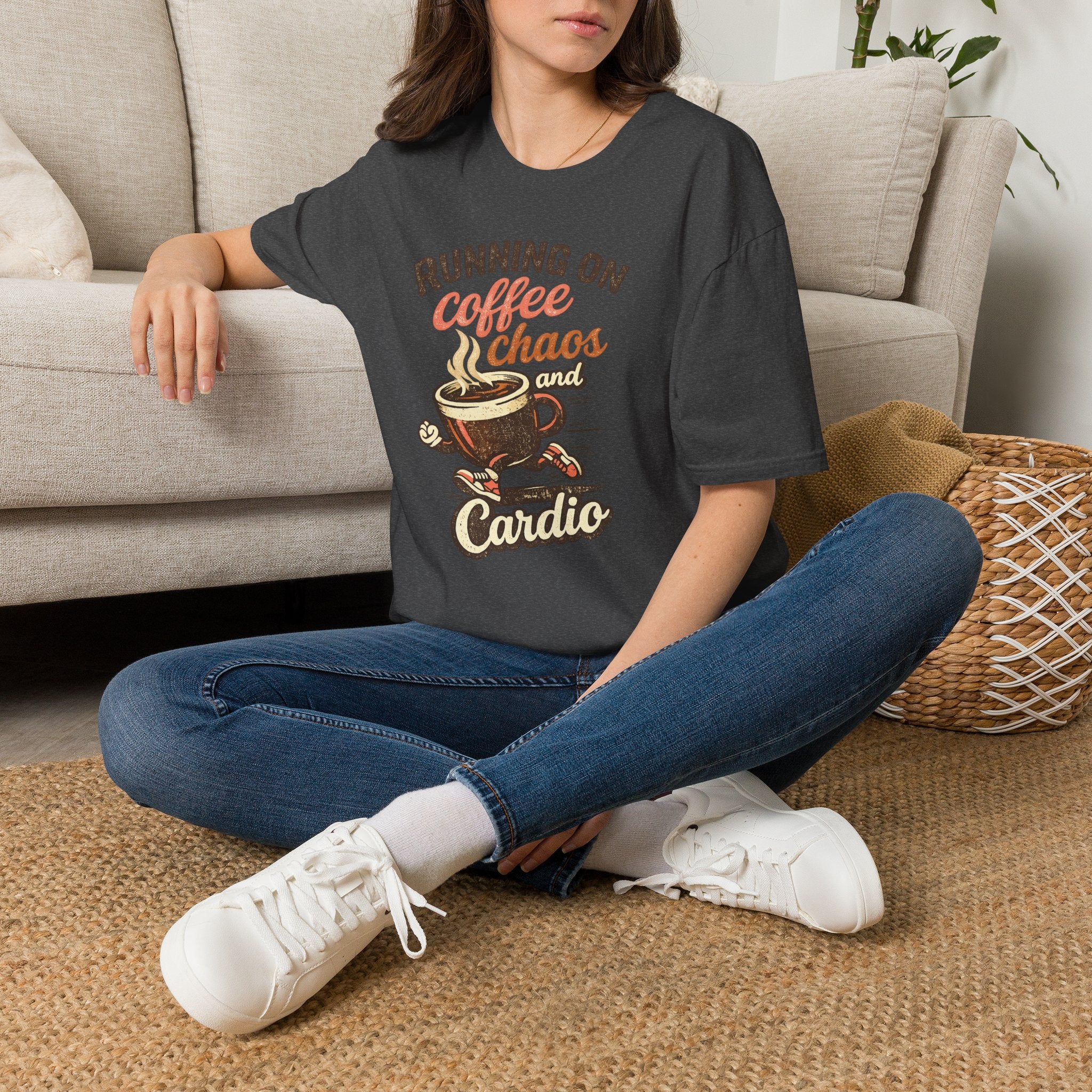 Running on Coffee, Chaos & Cardio T-Shirt