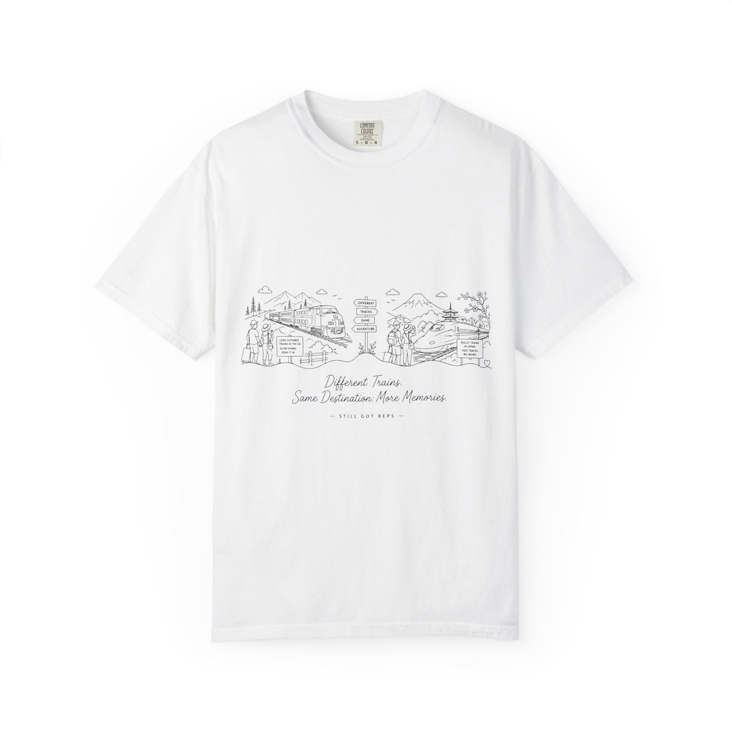 Sketch Map T-Shirt — Appalachian Trail Scenic Trailhead Tee