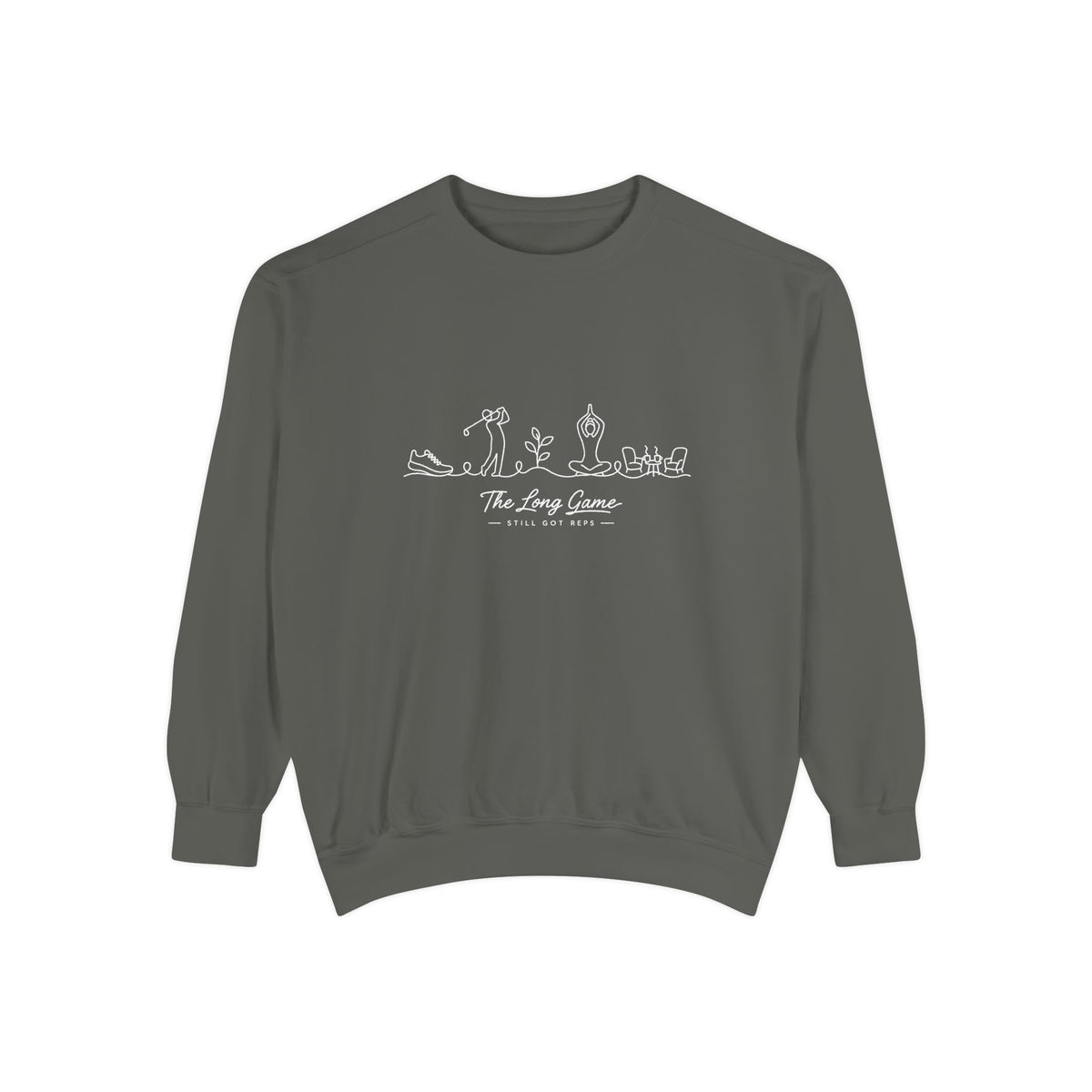 Athletic Longevity Pullover | The Long Game Graphic Sweatshirt | Active Aging Top