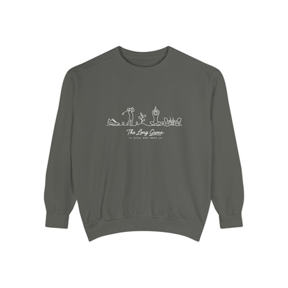 Athletic Longevity Pullover | The Long Game Graphic Sweatshirt | Active Aging Top