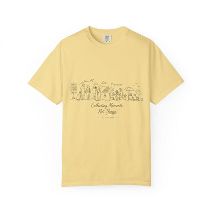 White Subtle Embossed Graphic T-Shirt