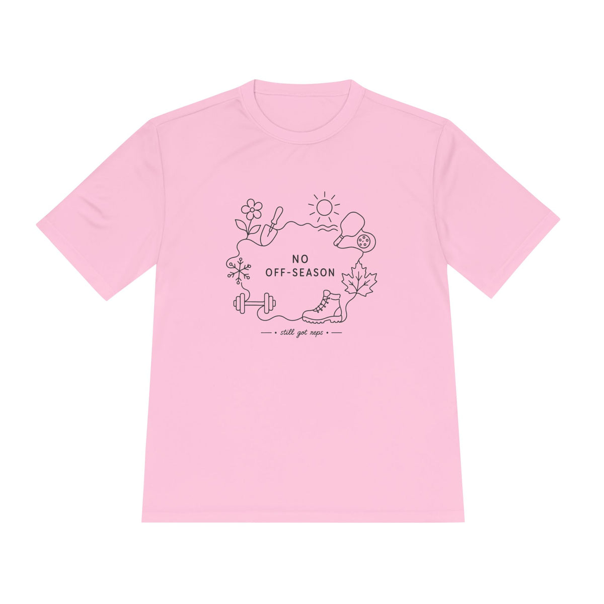 No Off Days Line Art Dry Fit T-Shirt