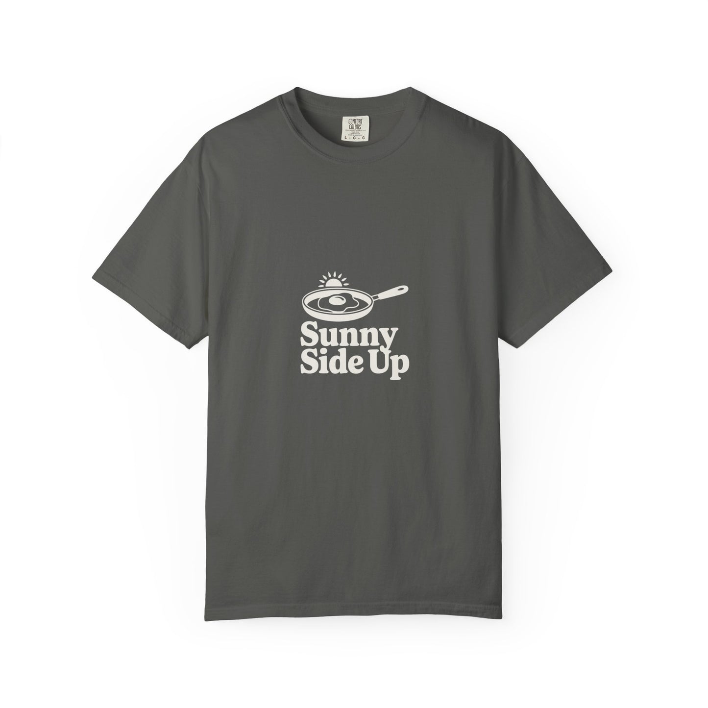 Sunny Side Up T-Shirt — Retro Frying Pan Breakfast Graphic Tee