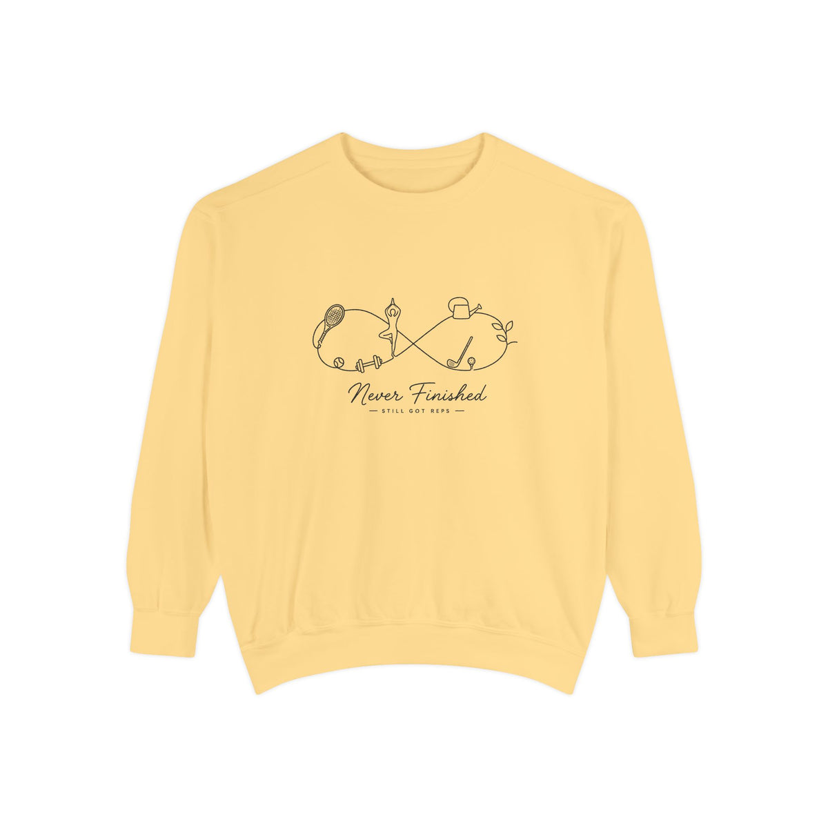 Garment Dyed Heritage Pullover | Active Seasons Graphic Sweatshirt | Active Lifestyle Top