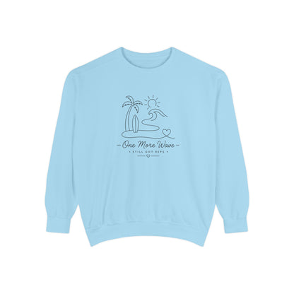 Inspirational Heritage Pullover | One More Wave Graphic Sweatshirt | Active Lifestyle Top