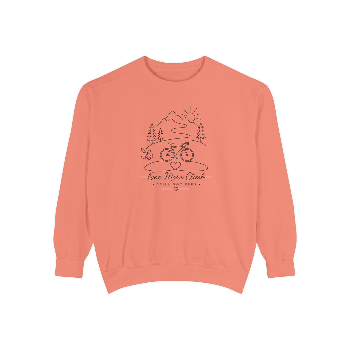 Inspirational Heritage Pullover | One More Climb Graphic Sweatshirt | Active Lifestyle Top