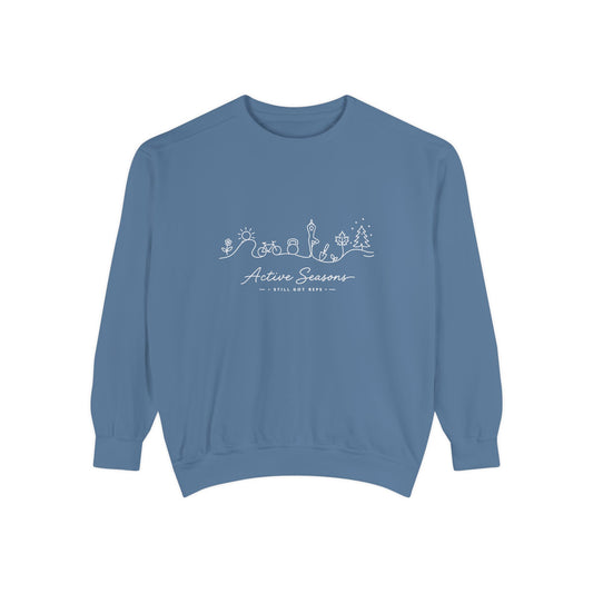 Garment Dyed Heritage T-Shirt | Active Seasons Graphic Tee | Active Lifestyle Top