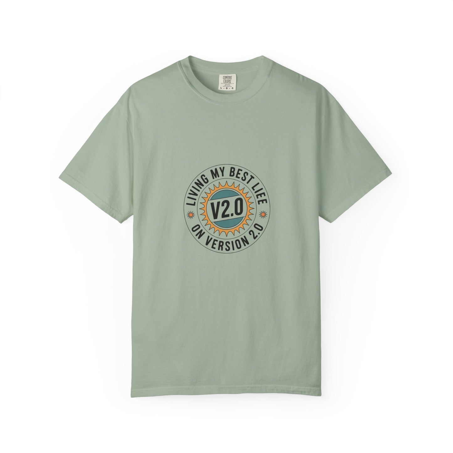 Living My Best Life V2.0 T-Shirt — Retro Badge Graphic Tee