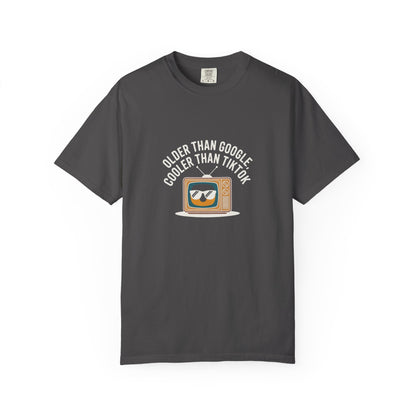 Vintage TV T-Shirt — "Older Than Google, Cooler Than TikTok" Retro Graphic Tee