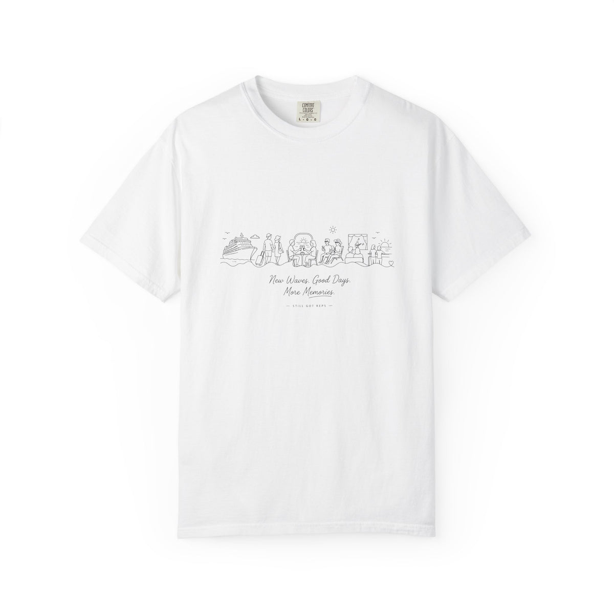 Cruising Scene Sketch T-Shirt