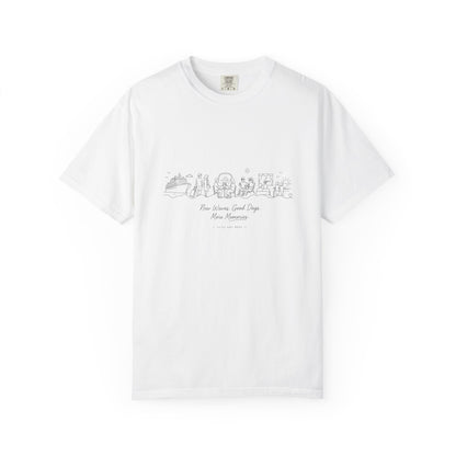 Cruising Scene Sketch T-Shirt