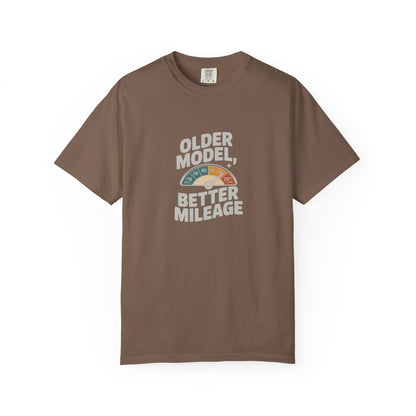 Older Model Better Mileage T-Shirt — Vintage Car Lover Tee