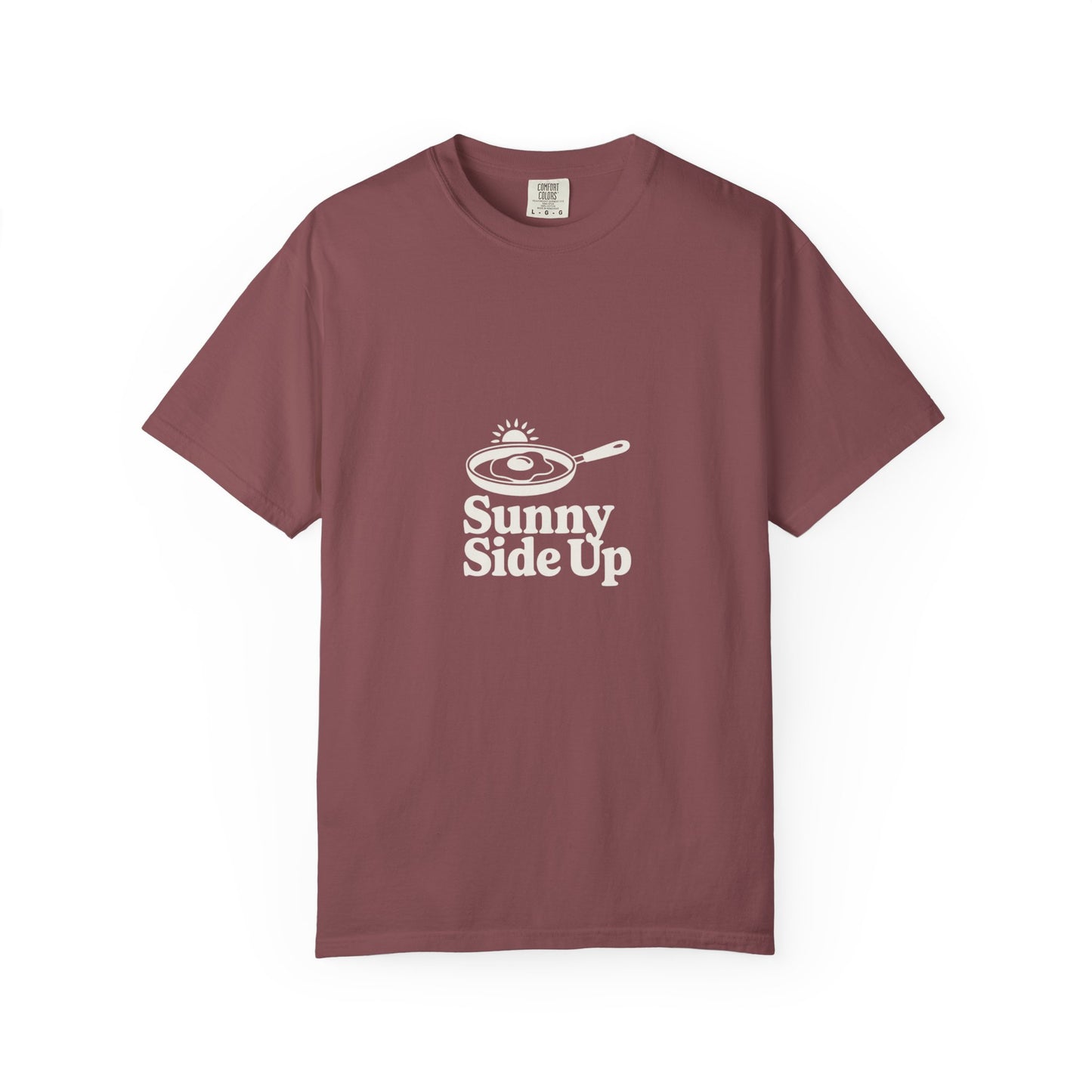 Sunny Side Up T-Shirt — Retro Frying Pan Breakfast Graphic Tee