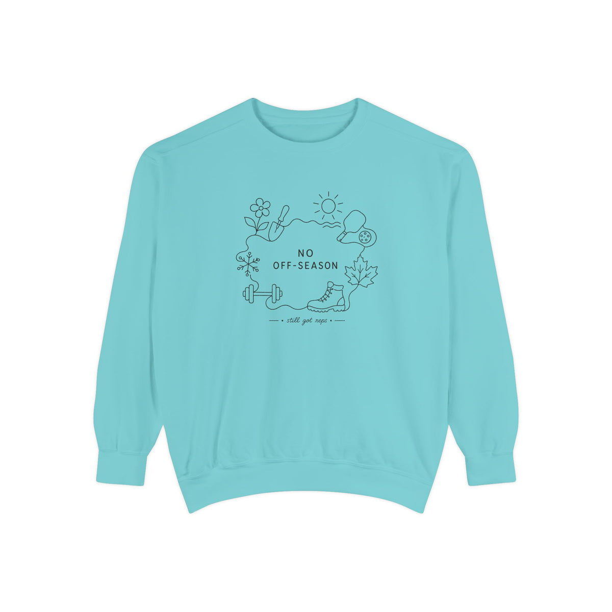 Athletic Longevity Pullover | No Off Season Graphic Sweatshirt | Active Aging Top