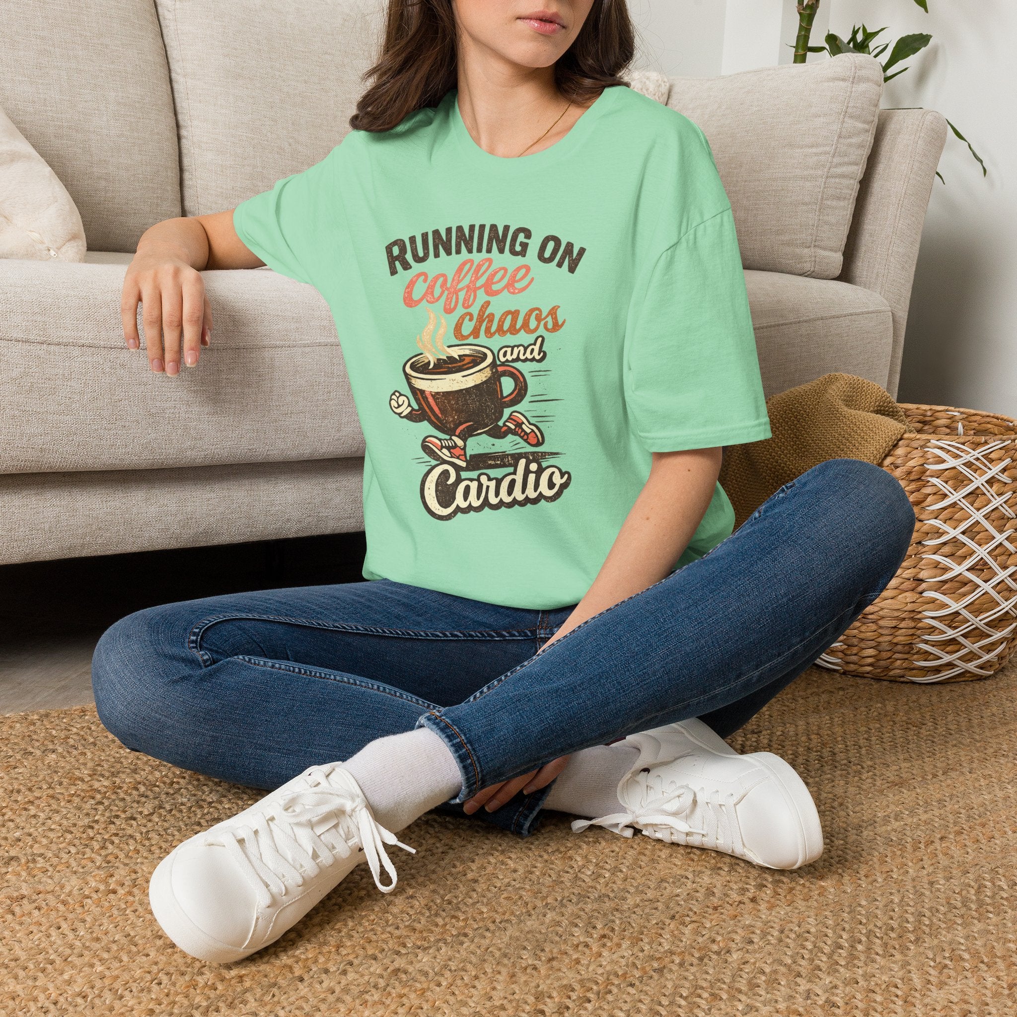 Running on Coffee, Chaos & Cardio T-Shirt