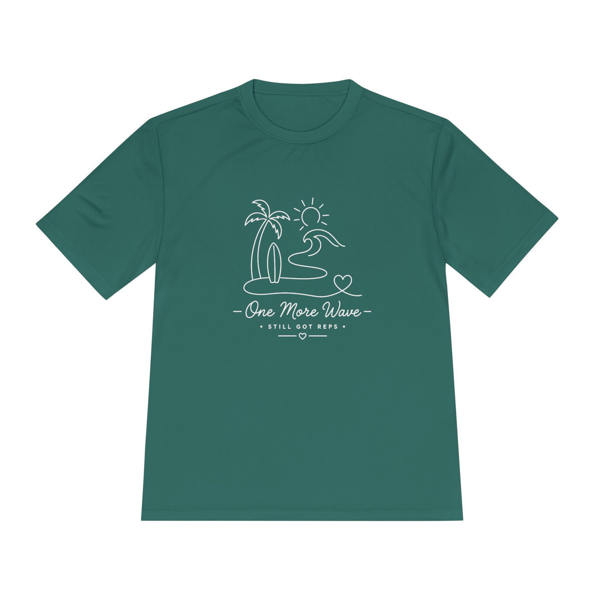 Beach Vibes Line Art Dry Fit T-Shirt