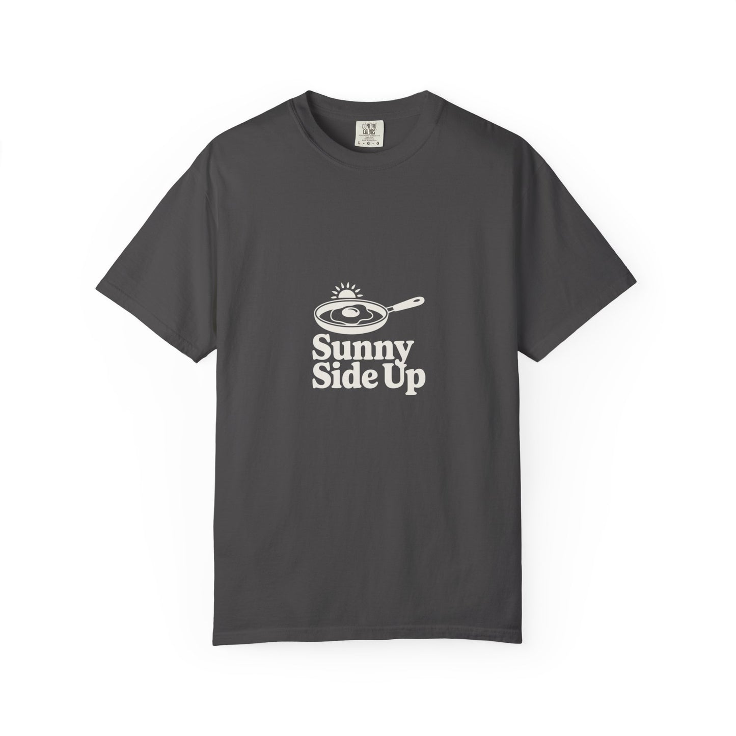 Sunny Side Up T-Shirt — Retro Frying Pan Breakfast Graphic Tee