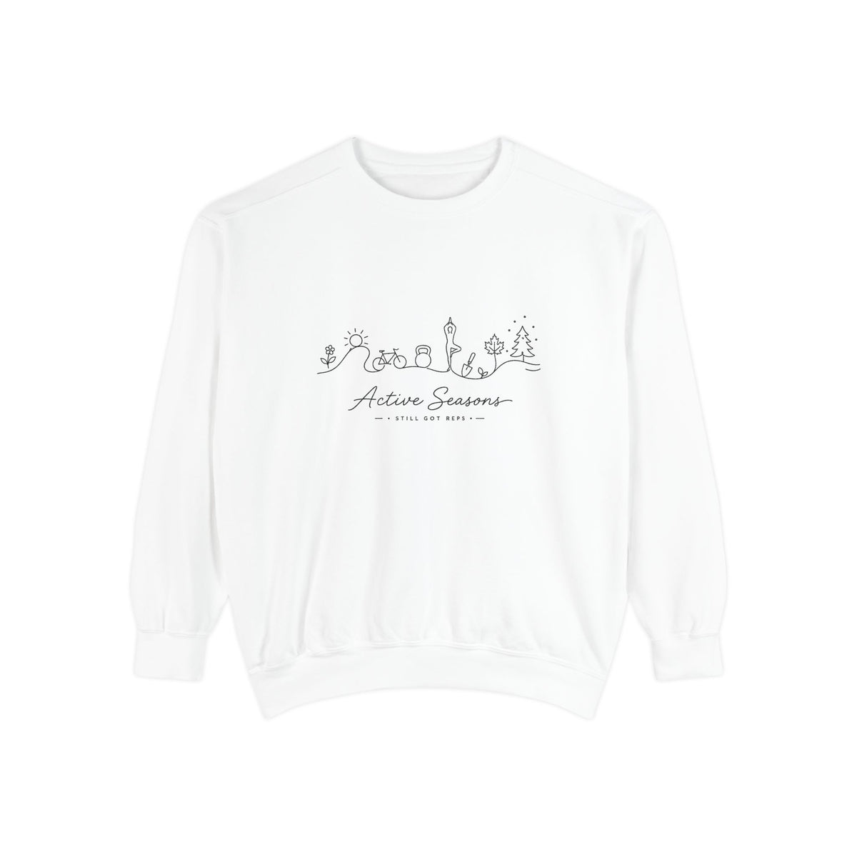 Garment Dyed Heritage T-Shirt | Active Seasons Graphic Tee | Active Lifestyle Top