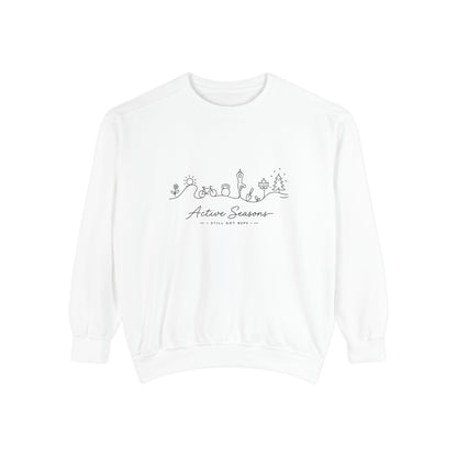 Garment Dyed Heritage T-Shirt | Active Seasons Graphic Tee | Active Lifestyle Top