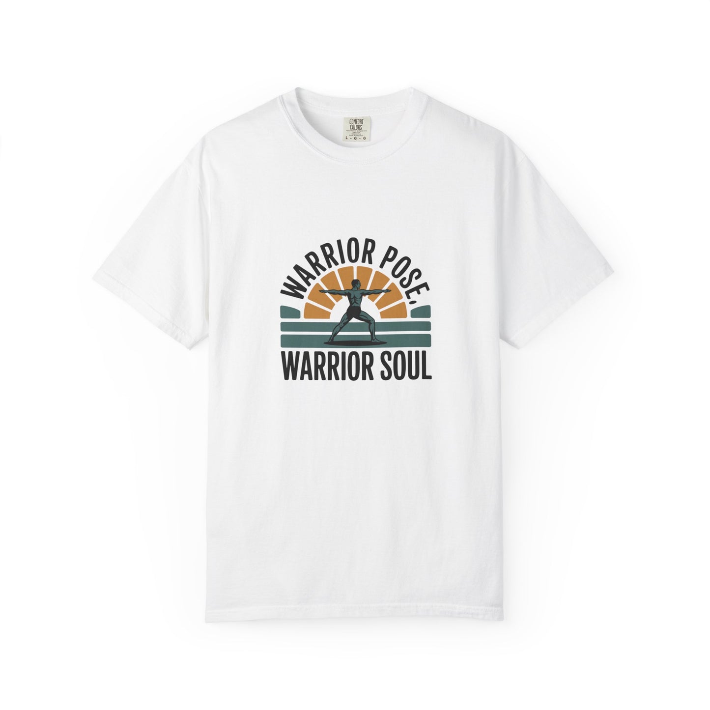 Warrior Pose Warrior Soul T-Shirt — Yoga Sunburst Graphic Tee
