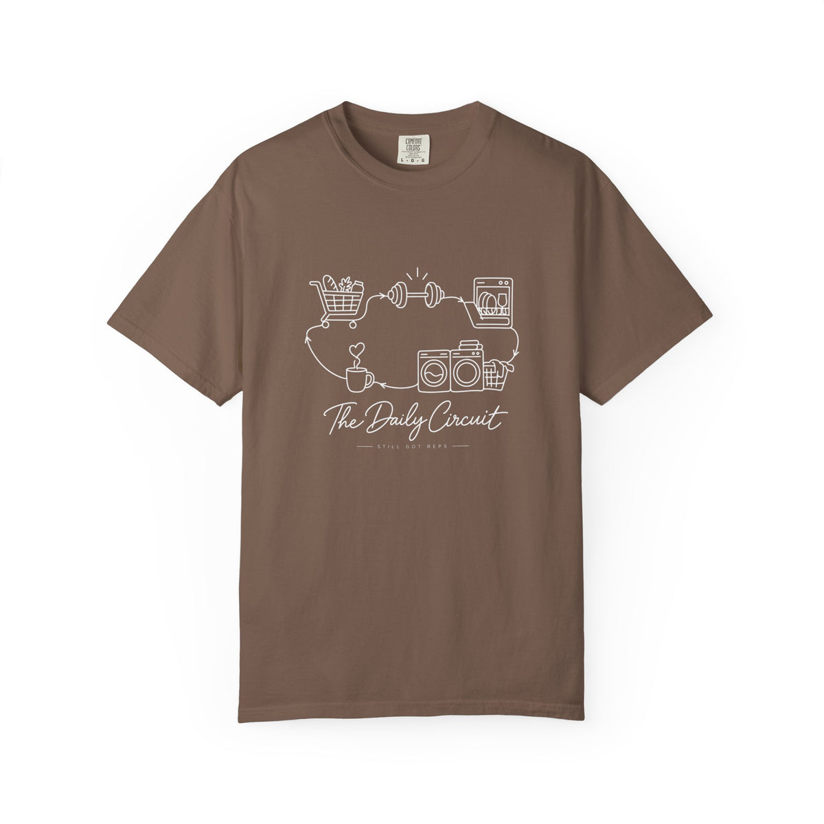 Daily Circuit Household Routine Line Art T-Shirt