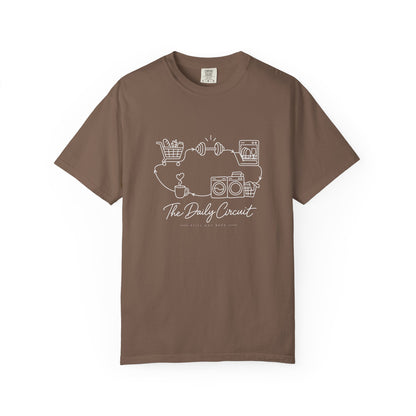 Daily Circuit Household Routine Line Art T-Shirt