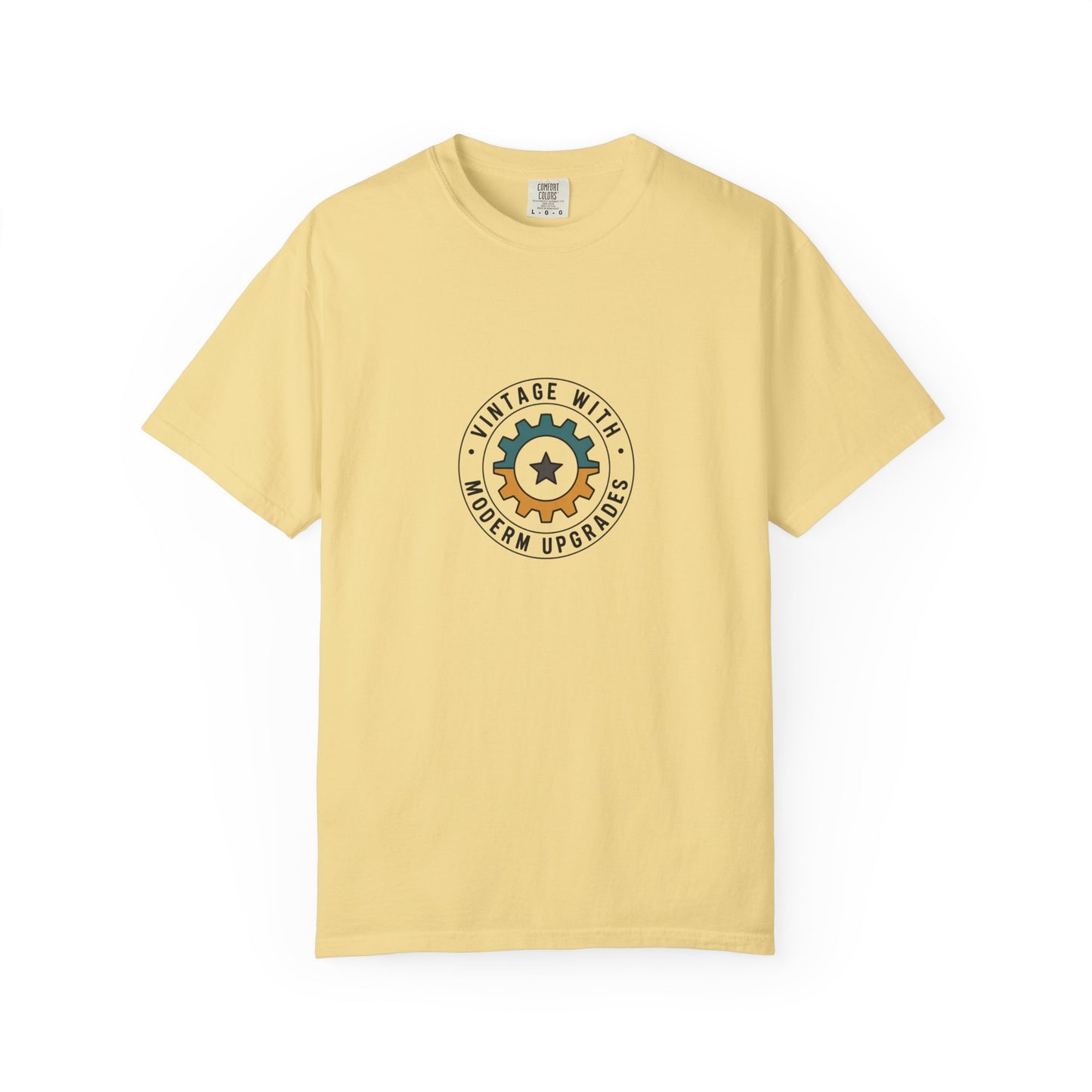 Vintage Gear T-Shirt — "Vintage With Modern Upgrades" Graphic Tee