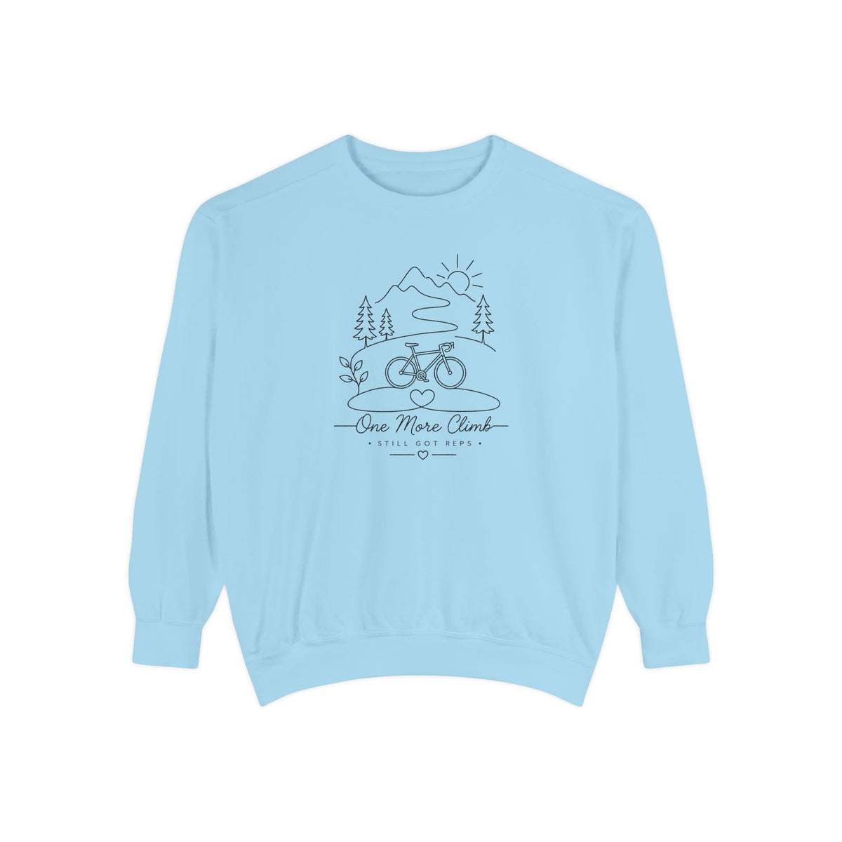 Inspirational Heritage Pullover | One More Climb Graphic Sweatshirt | Active Lifestyle Top