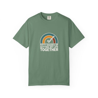 Getting My Life Together T-Shirt — 'Fifty Shades of Getting My Life Together' Retro Checklist Tee