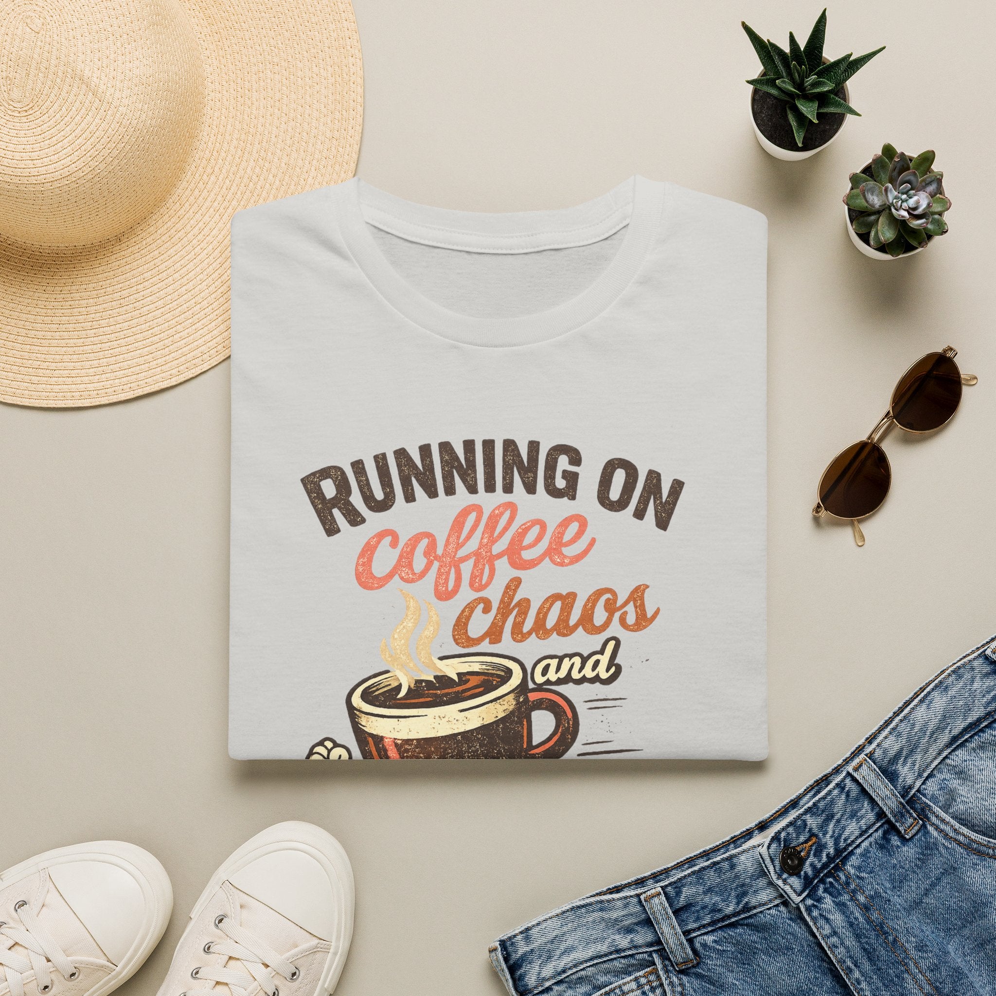 Running on Coffee, Chaos & Cardio T-Shirt