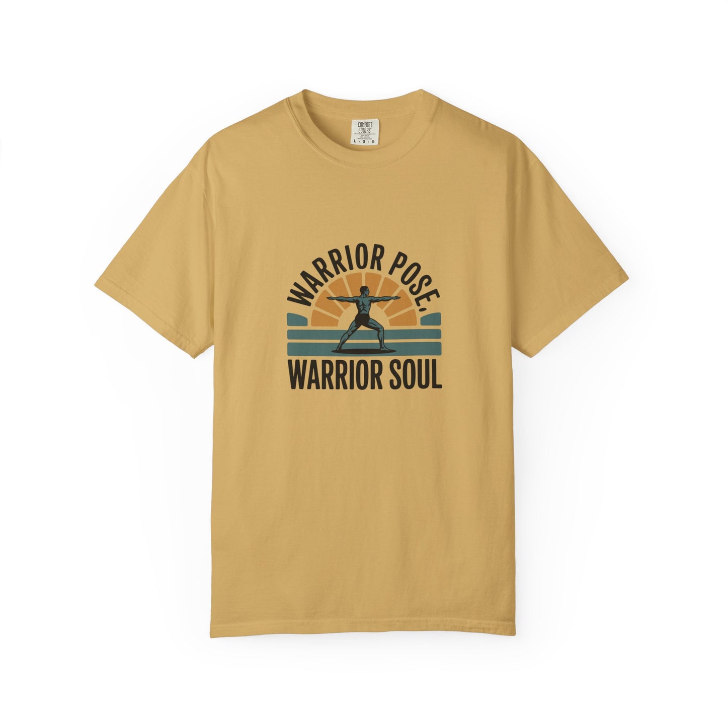 Warrior Pose Warrior Soul T-Shirt — Yoga Sunburst Graphic Tee