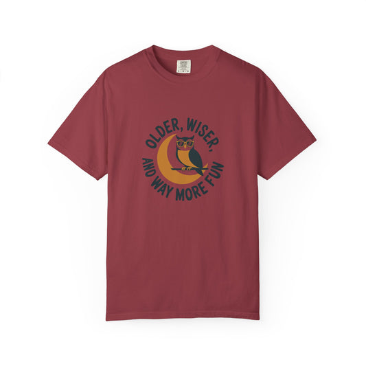Older, Wiser, And Way More Fun Owl T-Shirt