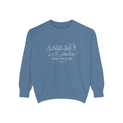 Community Wellness Pullover | Together is the Best Rep Graphic Sweatshirt | Active Lifestyle Top