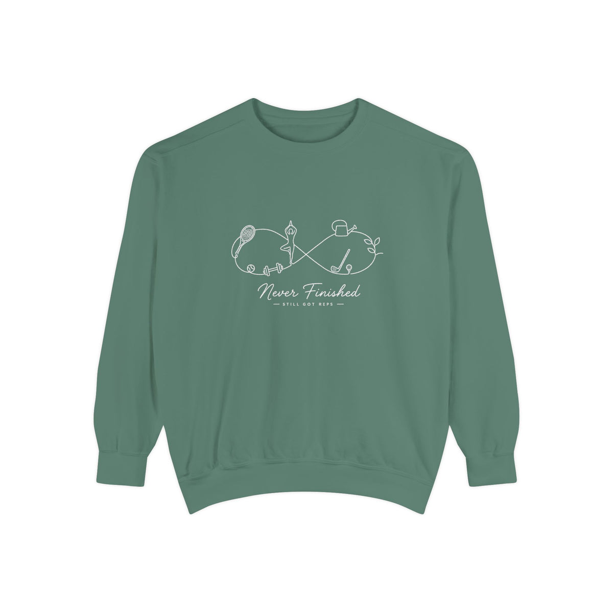 Garment Dyed Heritage Pullover | Active Seasons Graphic Sweatshirt | Active Lifestyle Top
