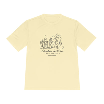 Couples Adventure Line Art Dry Fit T-Shirt