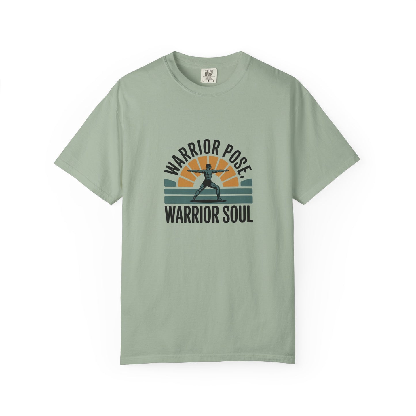Warrior Pose Warrior Soul T-Shirt — Yoga Sunburst Graphic Tee