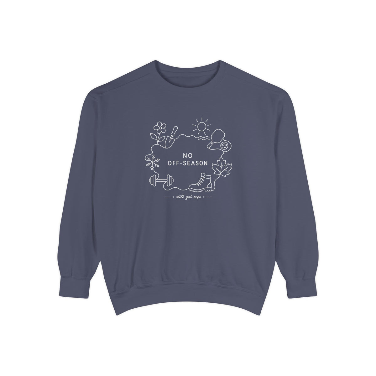 Athletic Longevity Pullover | No Off Season Graphic Sweatshirt | Active Aging Top