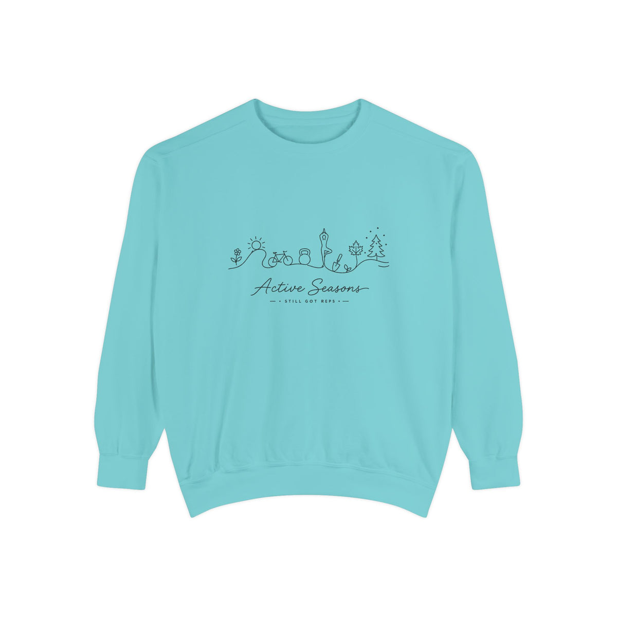Garment Dyed Heritage T-Shirt | Active Seasons Graphic Tee | Active Lifestyle Top