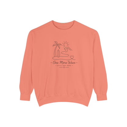 Inspirational Heritage Pullover | One More Wave Graphic Sweatshirt | Active Lifestyle Top