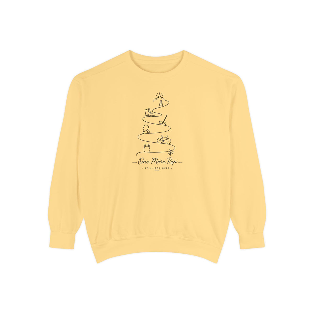 Athletic Longevity Pullover | One More Rep Graphic Sweatshirt | Active Aging Top
