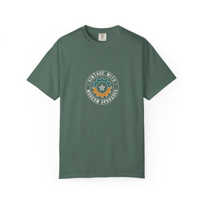 Vintage Gear T-Shirt — "Vintage With Modern Upgrades" Graphic Tee