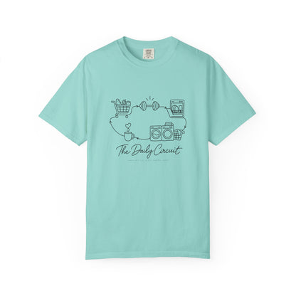 Daily Circuit Household Routine Line Art T-Shirt