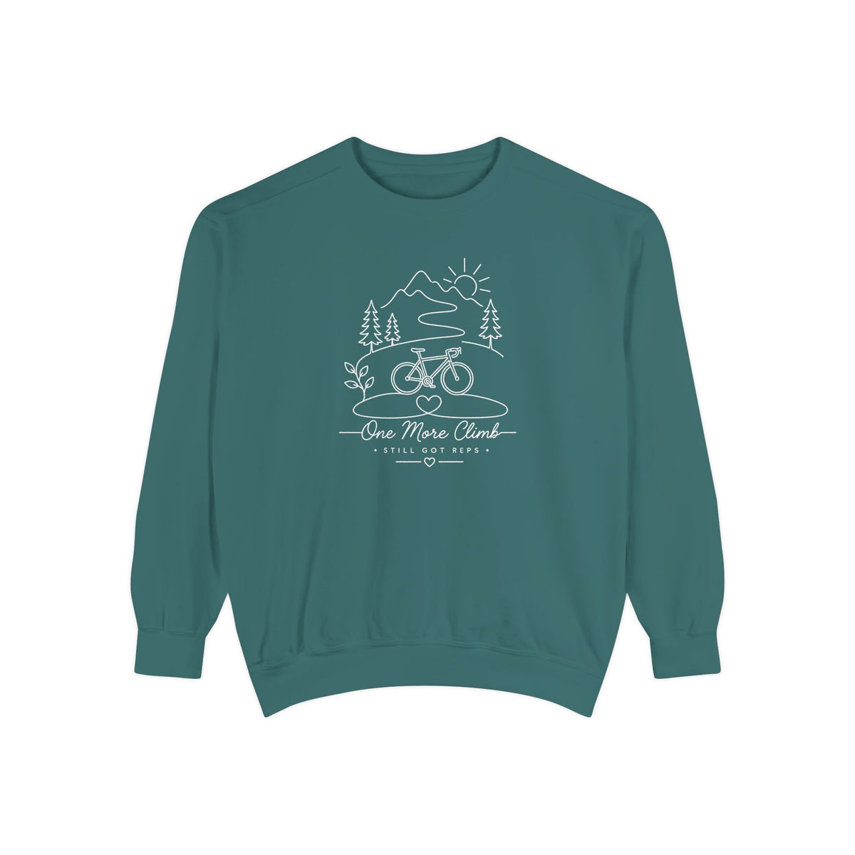 Inspirational Heritage Pullover | One More Climb Graphic Sweatshirt | Active Lifestyle Top